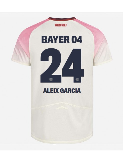 Bayer Leverkusen Aleix Garcia #24 Replika Borta Kläder 2025-26 Kortärmad Bayer Leverkusen Aleix Garcia #24 Replika Borta Kläder 2025-26 Kortärmad
